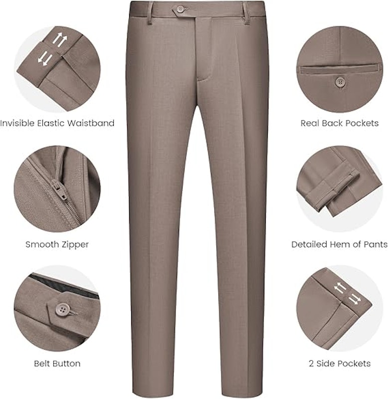 Terno Slim Fit Masculino um Botão 3 Peças Wulful 3
