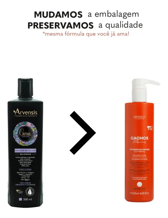 Ativador de Cachos Cacheados e Ondulados Arvensis 2