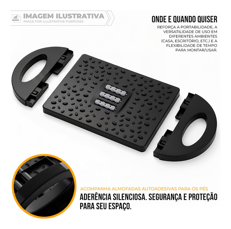 Apoio Ergonômico para os Pés Office Armor 2