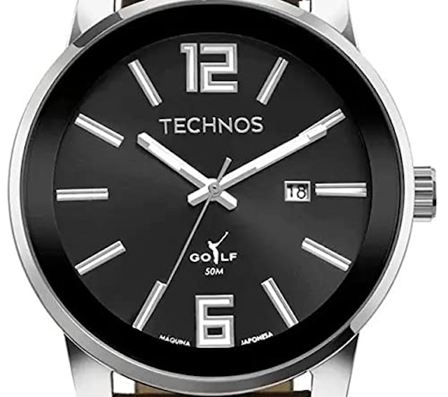 Relógio Technos Golf Masculino Prata 4