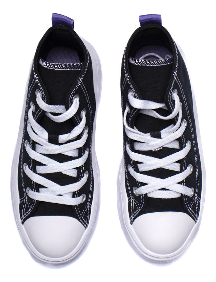 Chuck Taylor All Star Move Star Essentials Juvenil Cano Alto 4