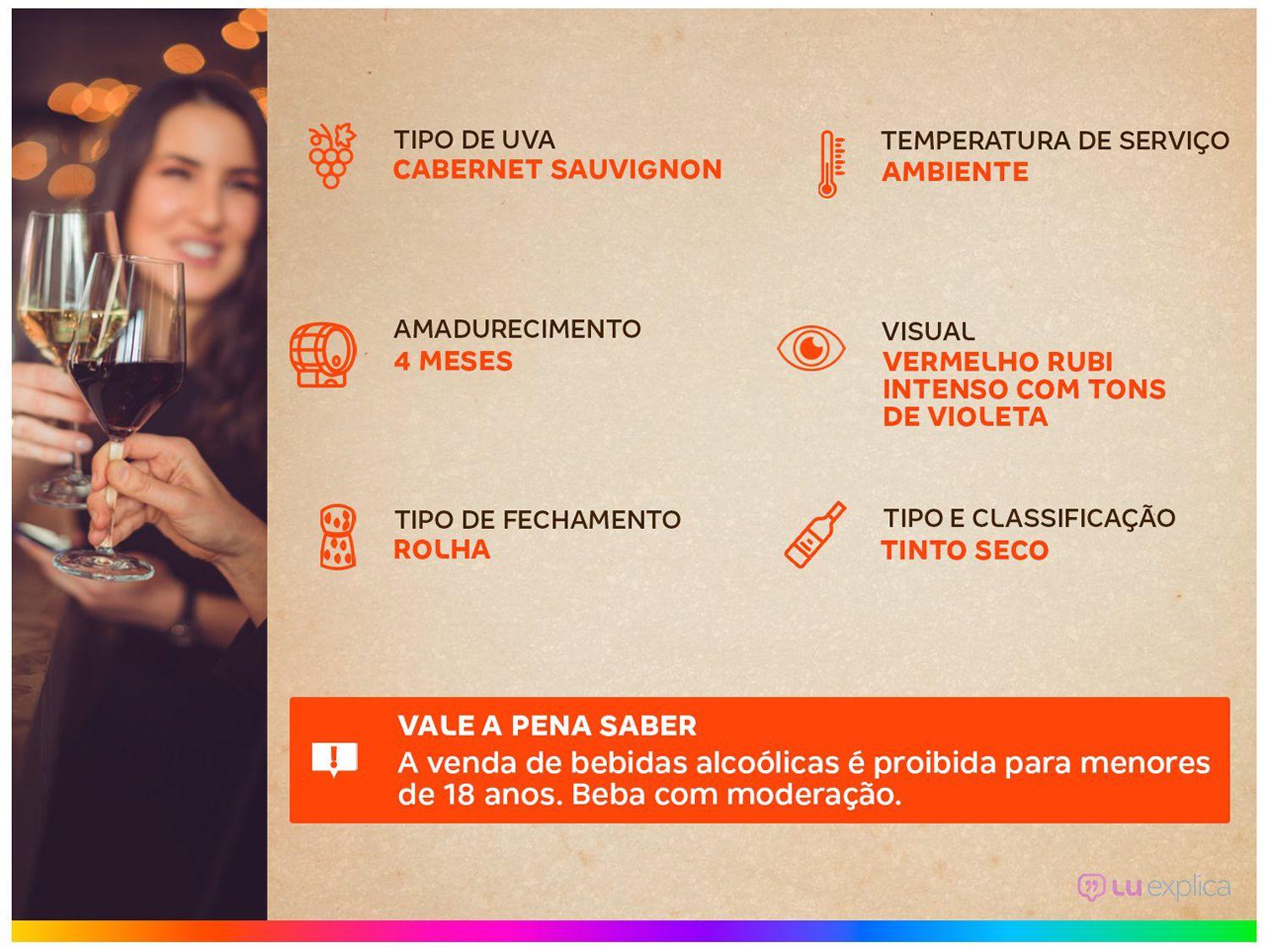 Vinho Reservado Cabernet Sauvignon 5