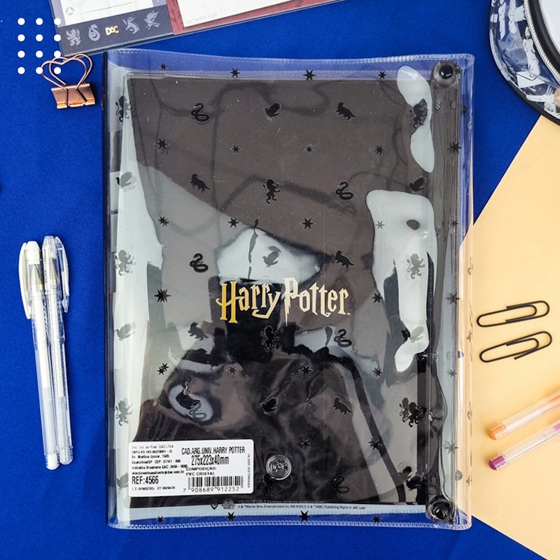 Fichário Universitário PVC Cristal Harry Potter 4