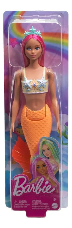 Barbie Fantasia Boneca Sereia com Cabelo Roxo 4