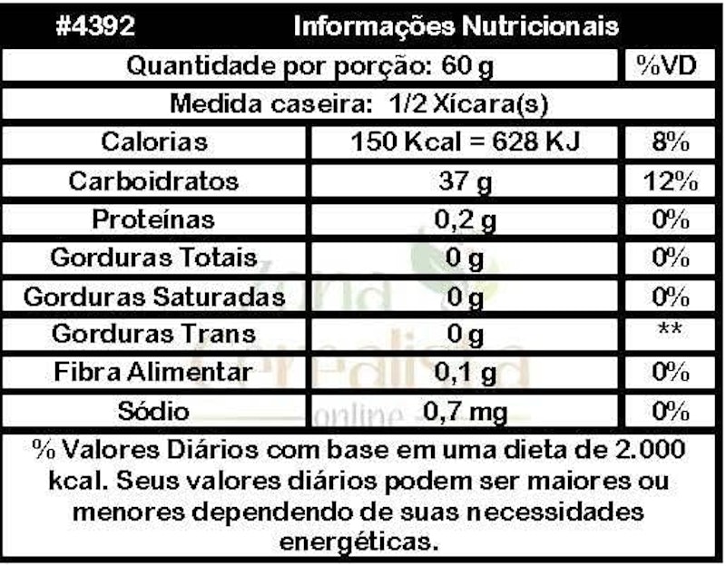 Polvilho Orgânico Coopernatural 500 g 2