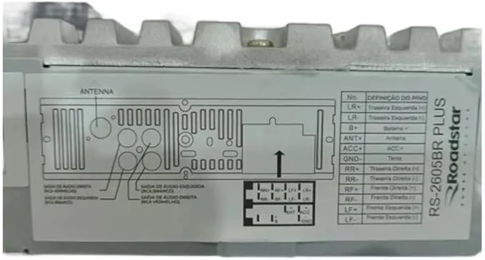 Auto Rádio FM RS-2605BR Plus 4