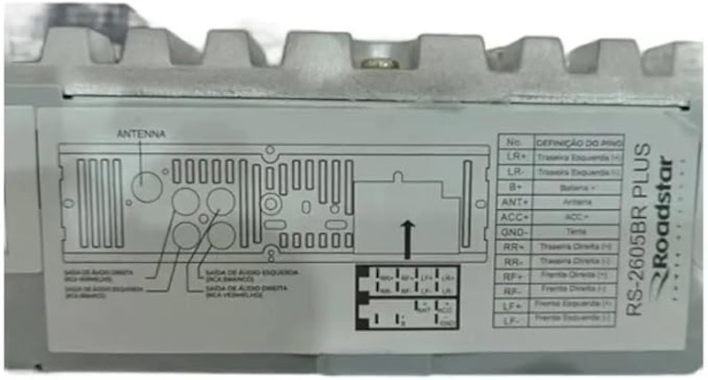 Auto Rádio FM RS-2605BR Plus 4