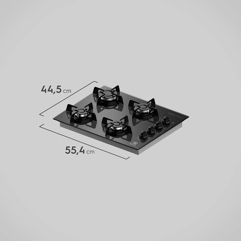 Cooktop 4 Bocas Electrolux a Gás com Acendimento Automático 2