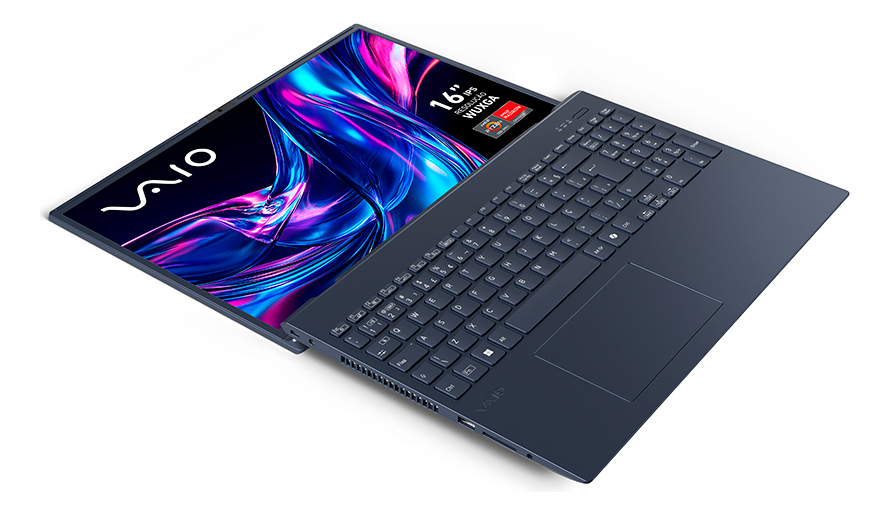 Notebook VAIO FE16 AMD Ryzen 5-5625U Linux 8 GB RAM 256 GB SSD 3