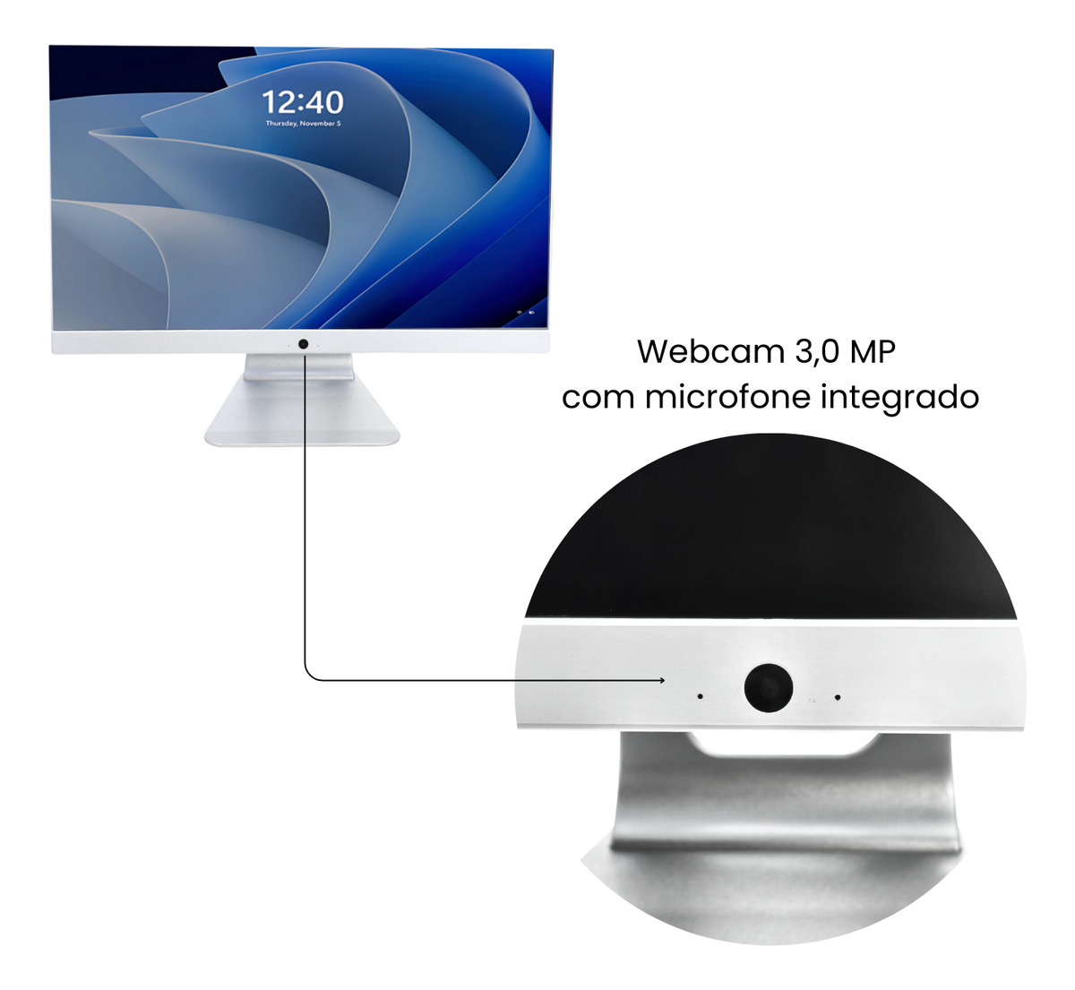 Computador All in One 23.8" 3