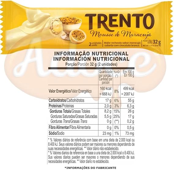Trento Mousse de Maracujá 3