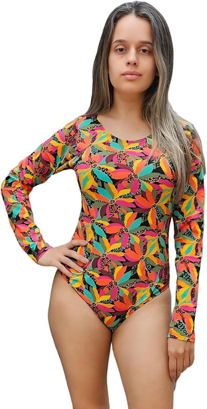 Body Maiô Feminino Manga Longa 1
