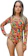 GÉRBYA Body Maiô Feminino Manga Longa 1