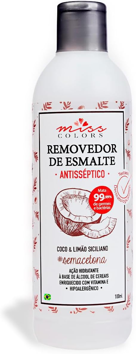 Removedor de Esmalte sem Acetona 100 ml 1