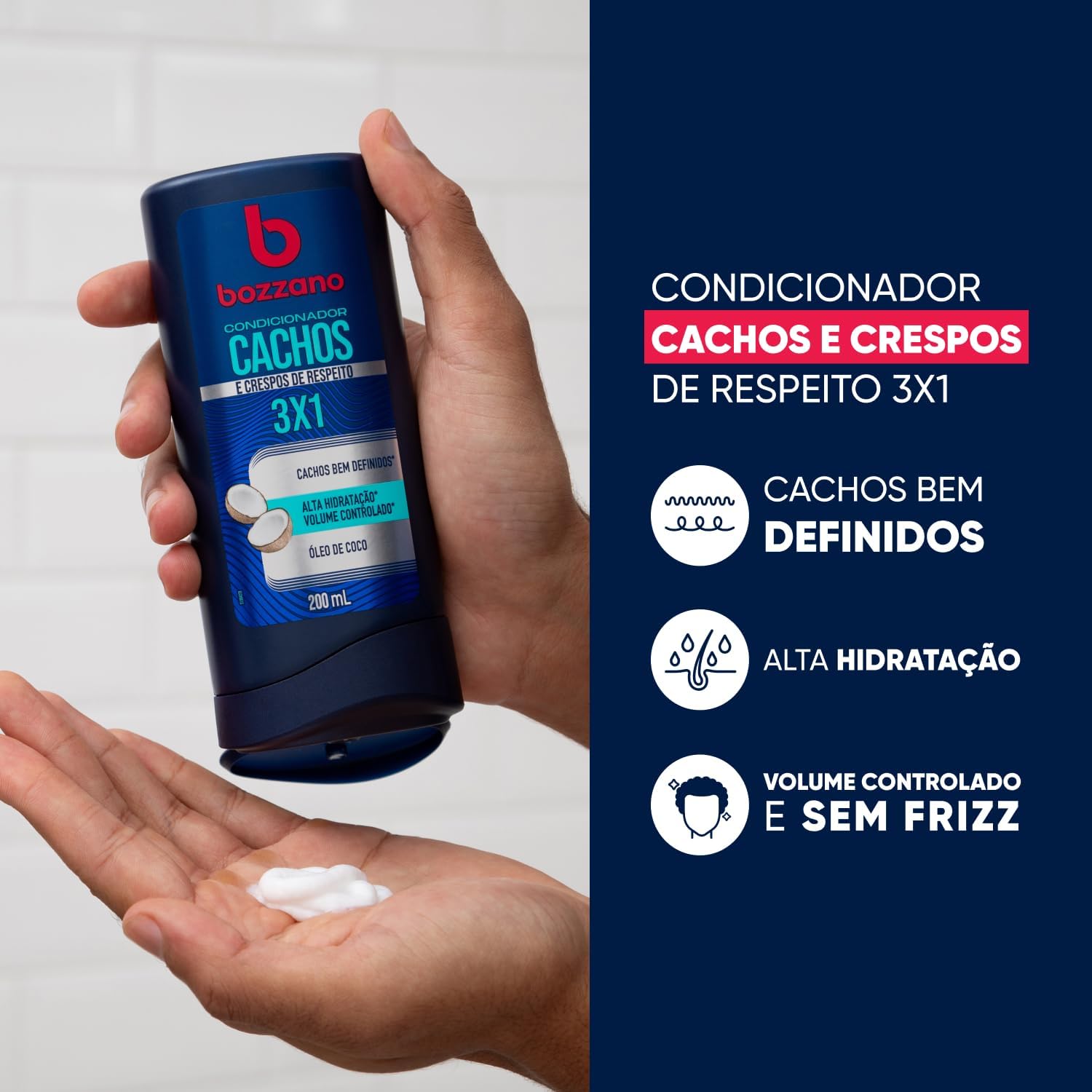 Condicionador Cachos e Crespos 3x1 2
