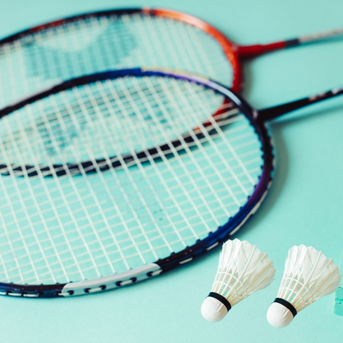 Kit 2 Raquetes Badminton + 2 Petecas 3