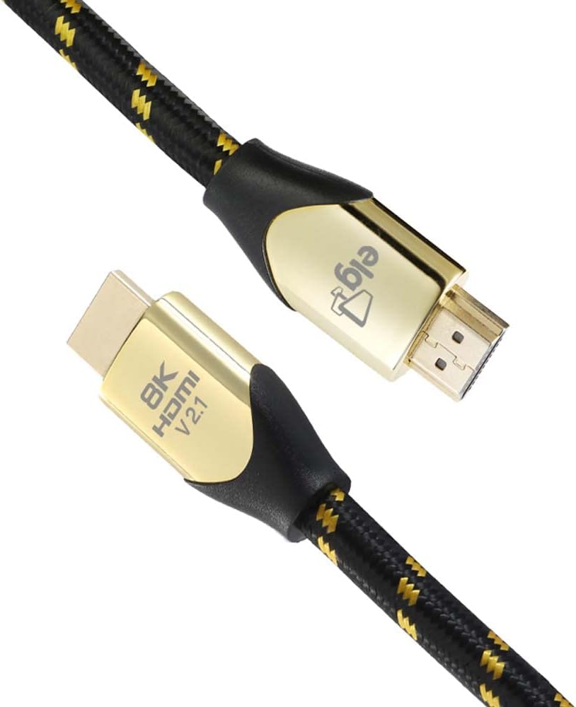 Cabo HDMI Versão 2.1 8K Ultra High Speed com Ethernet 3