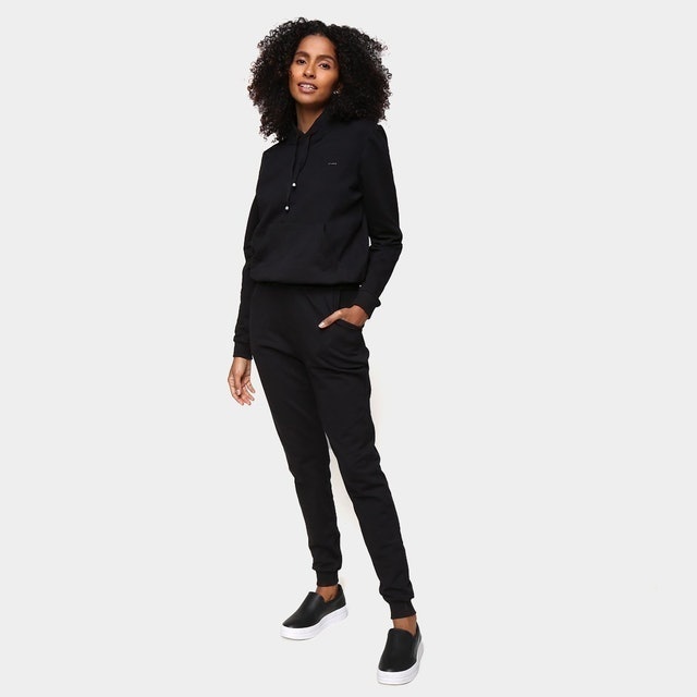 Conjunto Moletom Moletom Preto Feminino Mercado Livre Moletom