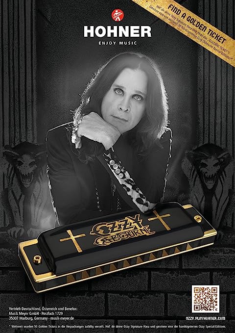 Gaita Harmônica Hohner Ozzy Osbourne 4