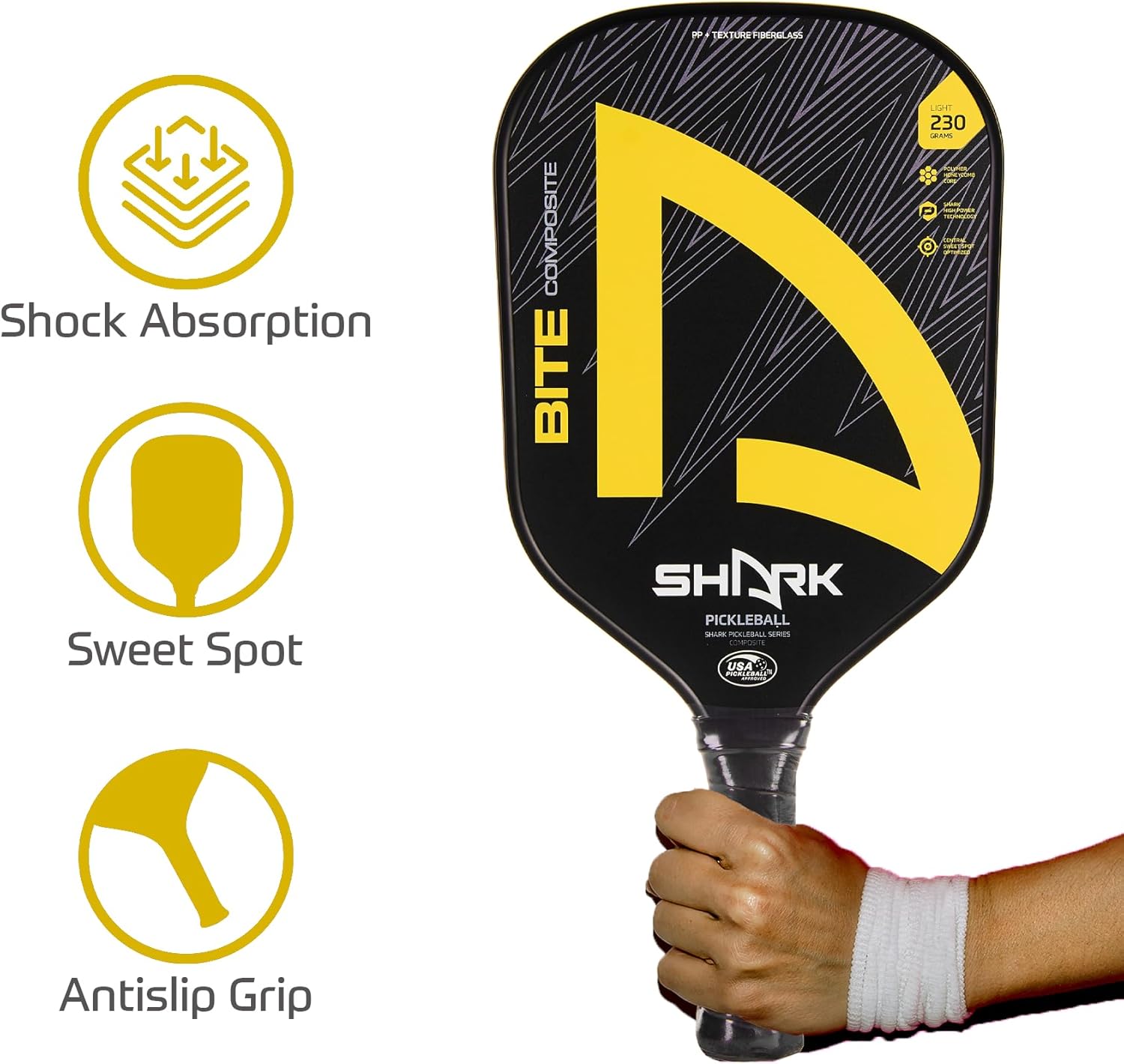 Raquete de Pickleball Shark Bite 3