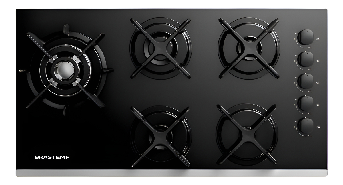 Cooktop 5 Bocas Brastemp Eclipse Collection com Quadrichama 1