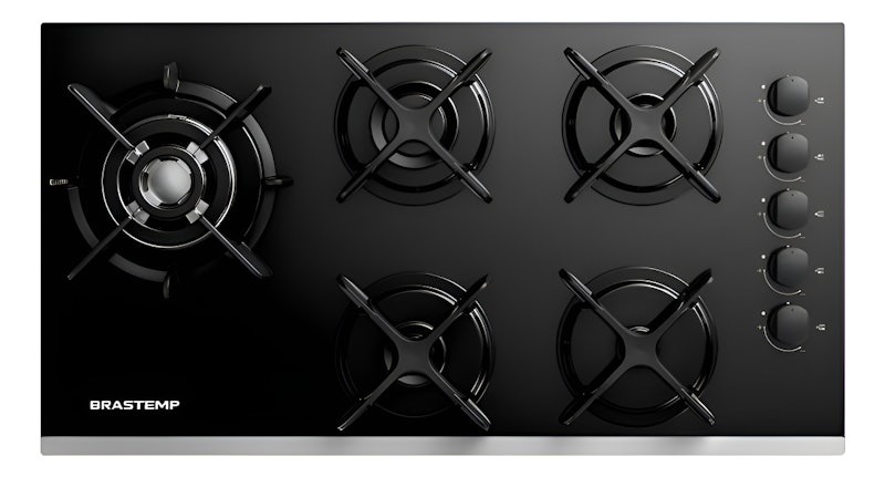 Cooktop 5 Bocas Brastemp Eclipse Collection com Quadrichama 1