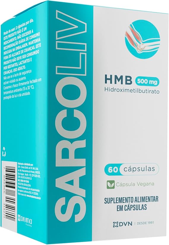 Sarcoliv HMB 500 mg 60 Cápsulas 1