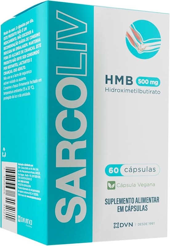 Sarcoliv HMB 500 mg 60 Cápsulas 1