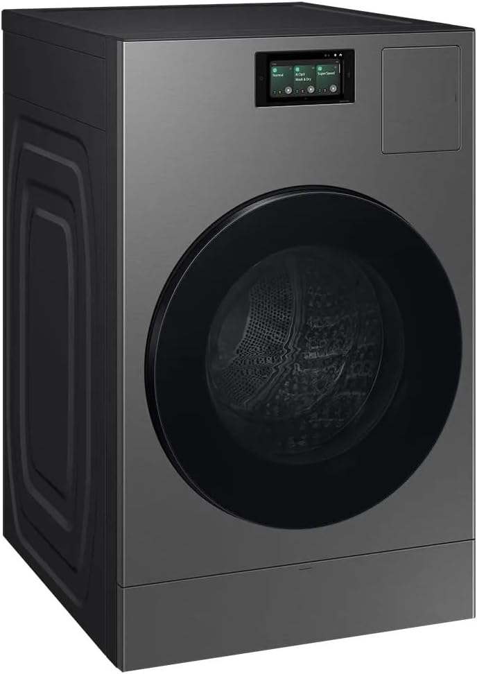 Lava e Seca Bespoke AI Laundry Heat Pump Inox 20 kg 2