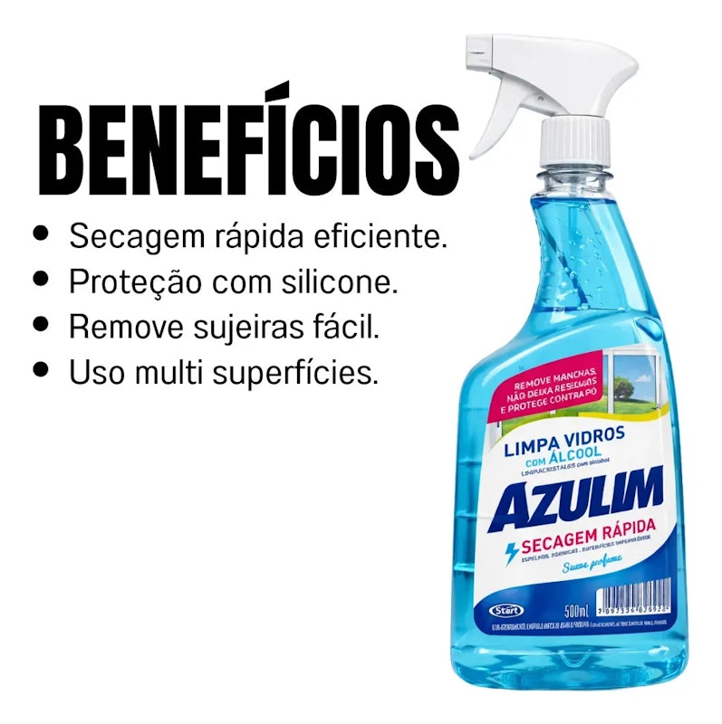 Limpa Vidros Azulim 2