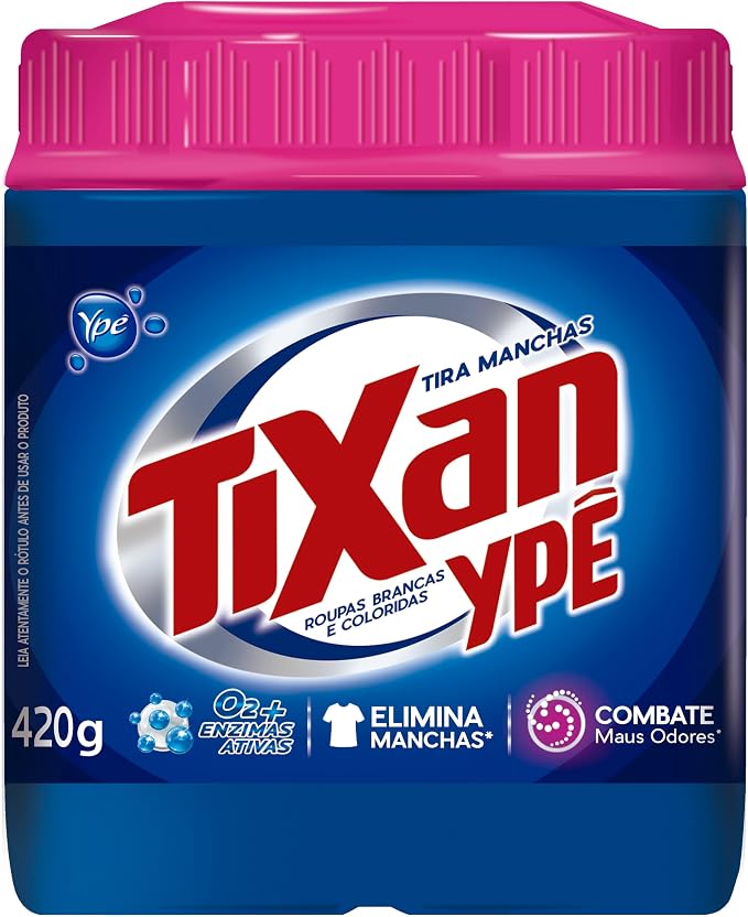 Tira Manchas em Pó Tixan Ypê Roupas Brancas e Coloridas 1
