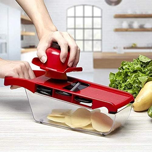 Mandoline Slicer Nicer Fatiador Cortador de Legumes 6 em 1 5