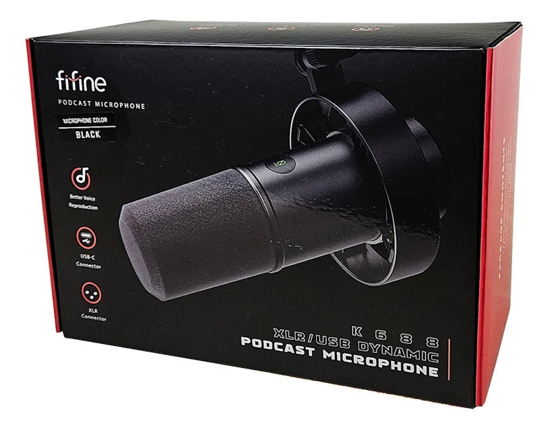 Microfone Dinâmico AmpliTank USB/XLR 2