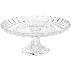 Prato para Bolo de Cristal com Pé Geneva
