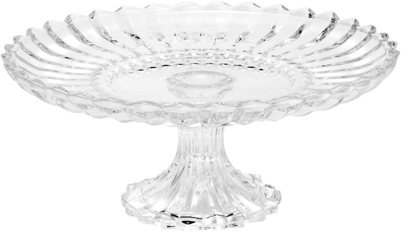 Prato para Bolo de Cristal com Pé Geneva 1