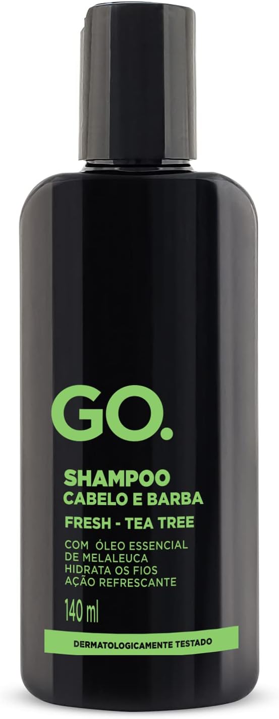 Shampoo para Barba e Cabelo Tea Tree Go Man 1