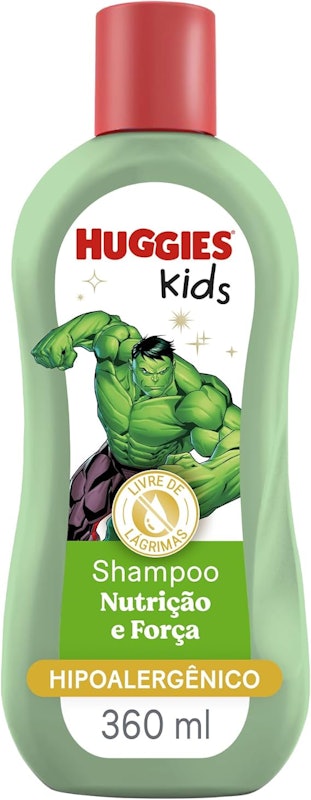 Shampoo Huggies Kids Nutrição e Força Hulk 1