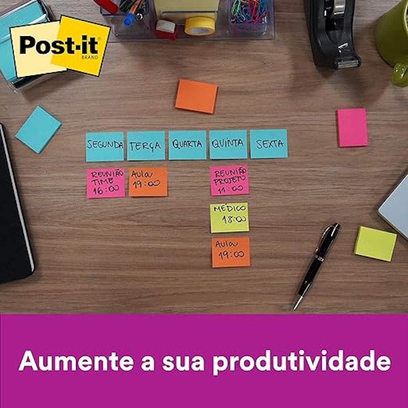 Blocos de Notas Adesivas Post-it® Tropical 4