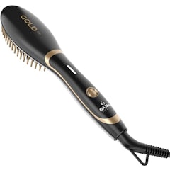 Escova Alisadora Mini Gold Ion Argan