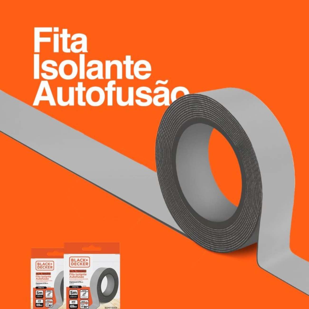 Fita Isolante de Alta Fusão Alta Tensão 2