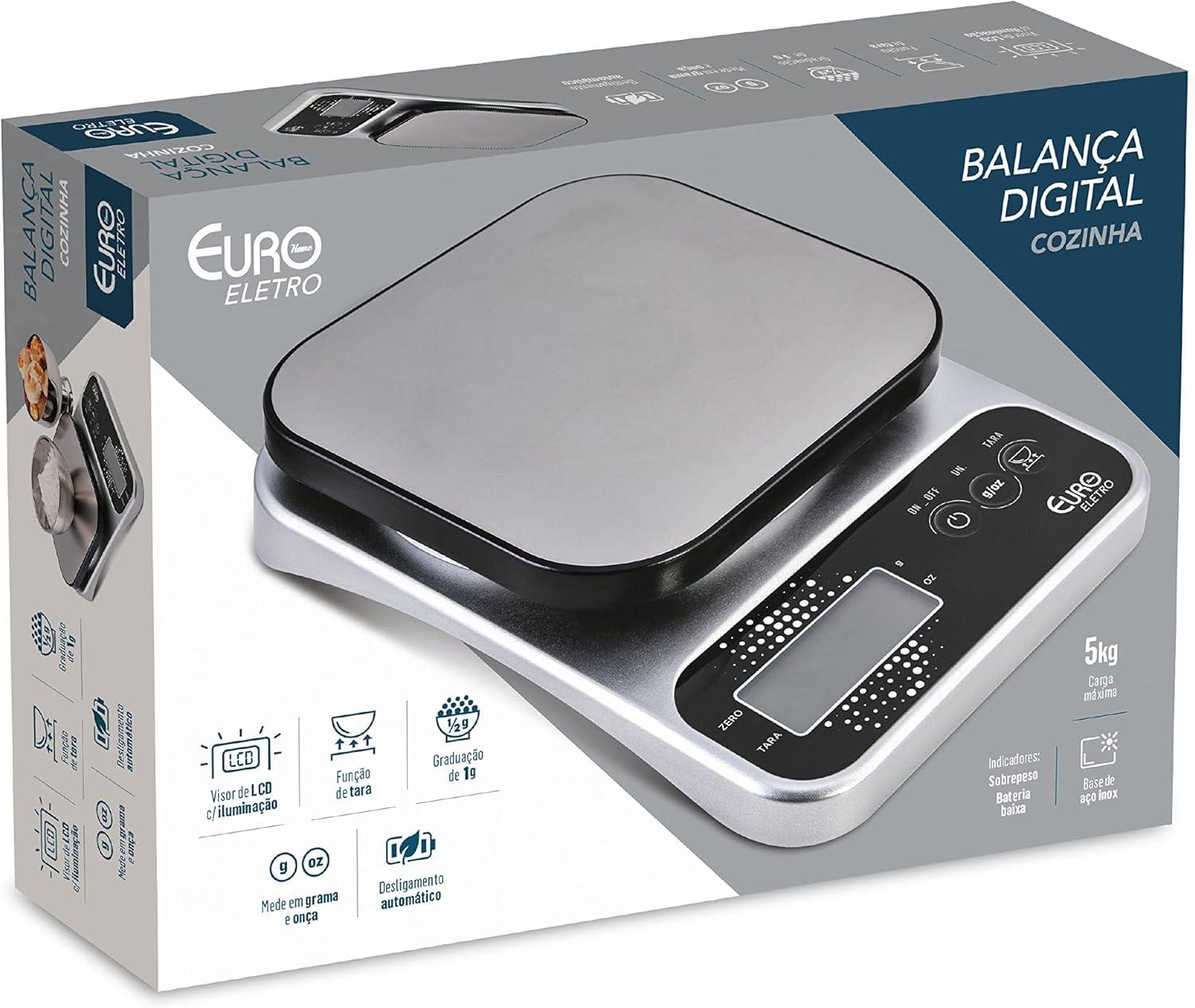 Balança Digital para Cozinha Pro 5