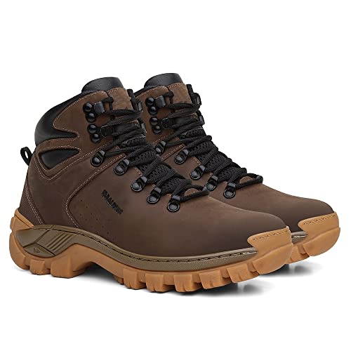 Bota Arizona em Couro Legítimo Reforçado Resistente com C.A. 2