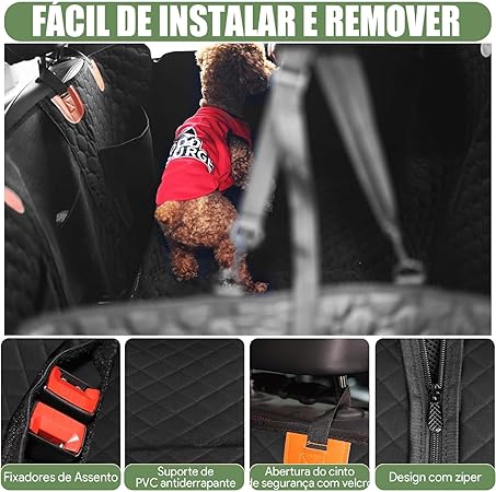 Capa Protetora para Carro Pet Proteção 7 em 1 3