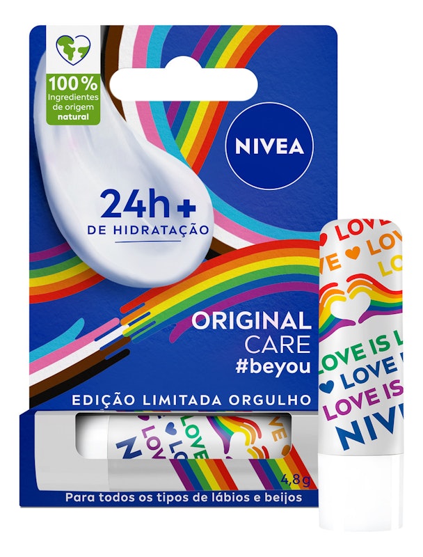 NIVEA Hidratante Labial Original Care Orgulho 1