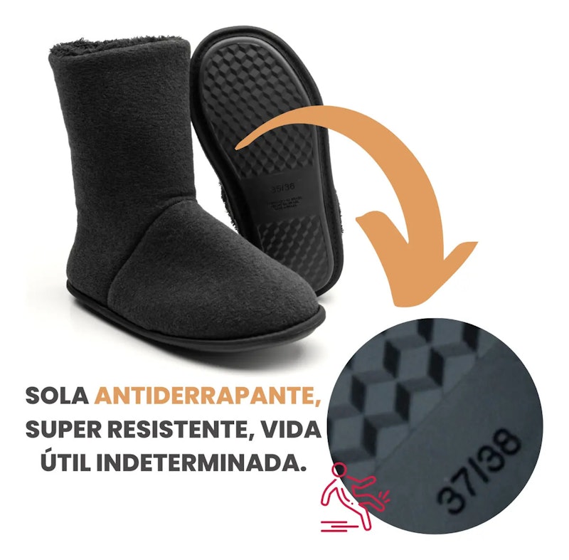 Pantufa Masculina Bota Polar Meu Céu 4