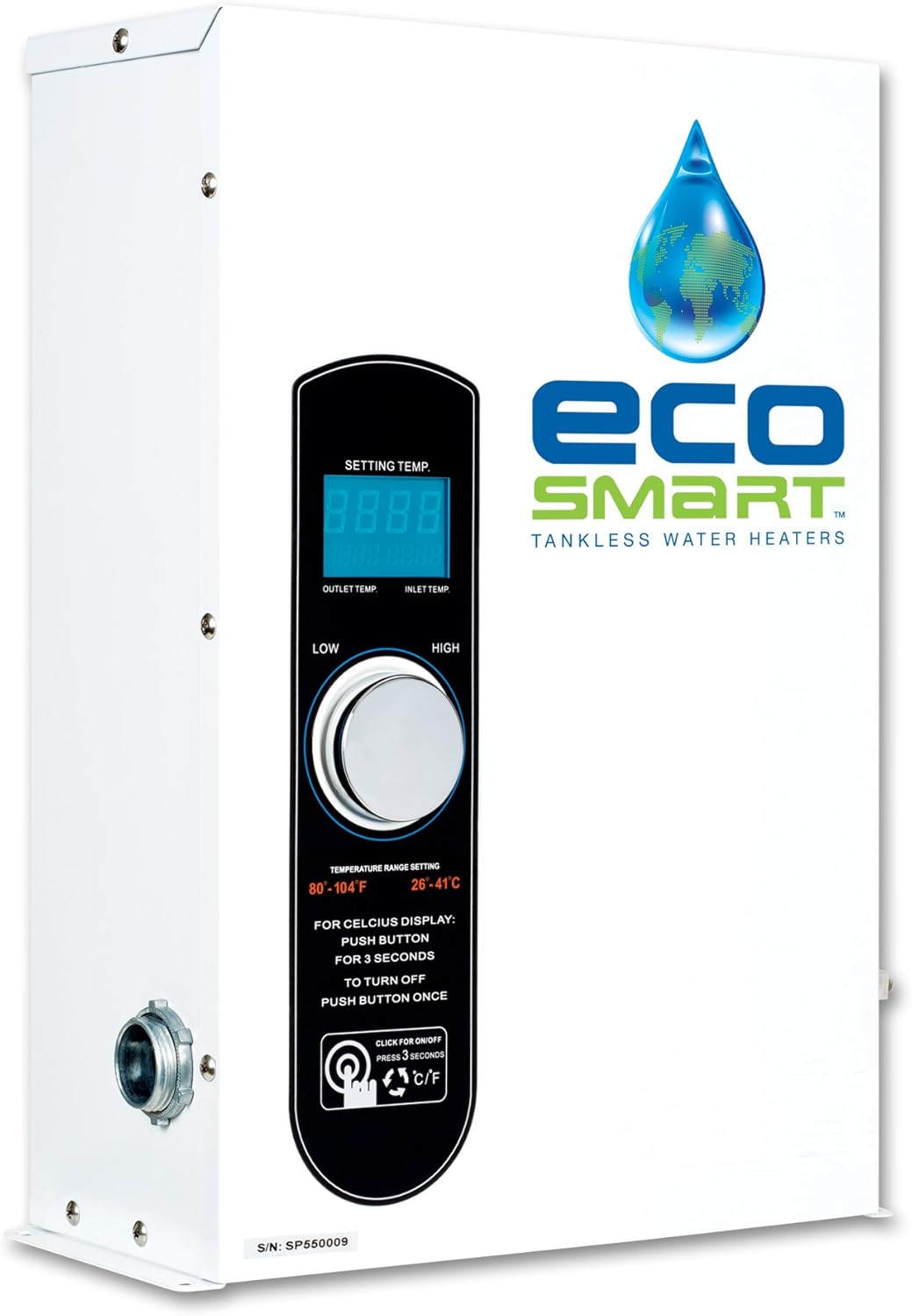 Aquecedor de Água Elétrico sem Reservatório EcoSmart 2