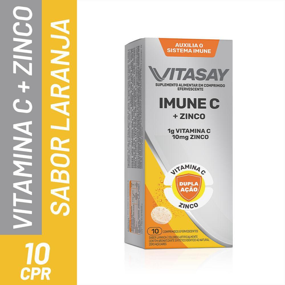 Suplemento Alimentar Vitasay Imune C Sabor Laranja 4