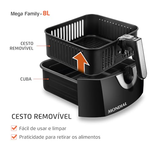 Fritadeira Sem Óleo Air Fryer 8 L 4