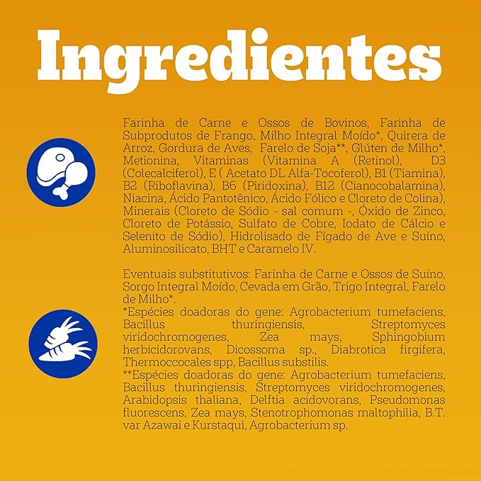 Ração Seca Adulto Sabor Carne, Frango e Cereais 5