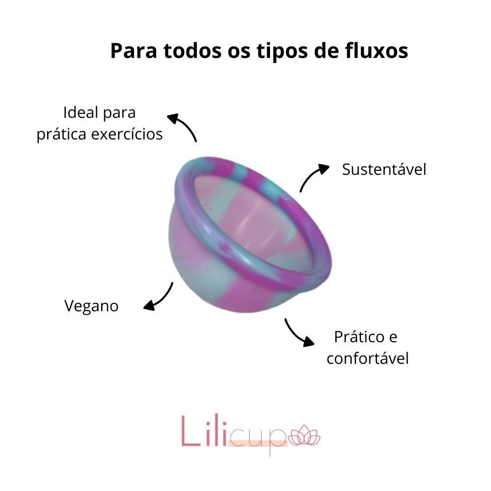 Disco Menstrual + Copo Esterilizador + Porta Disco Lilicup My 2